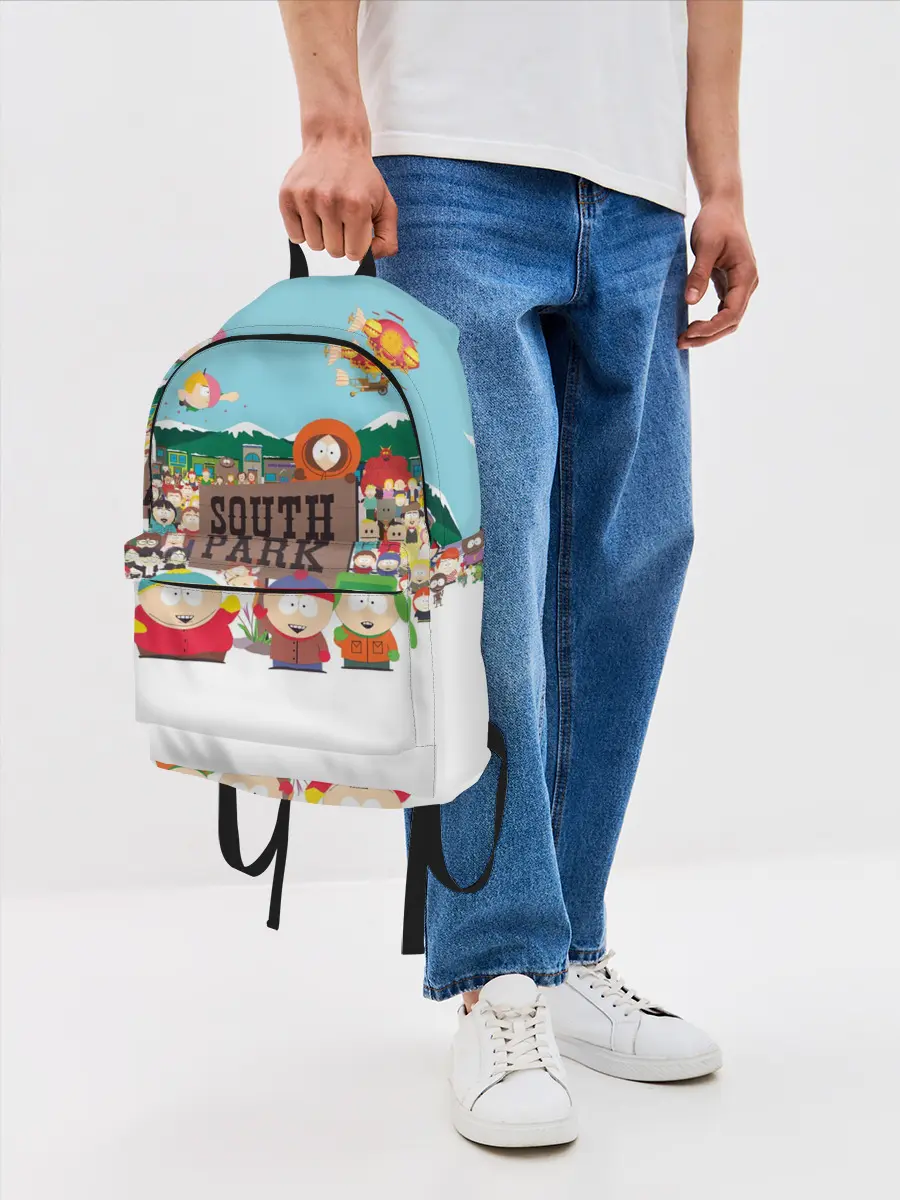 Рюкзак джинсовый / Южный Парк