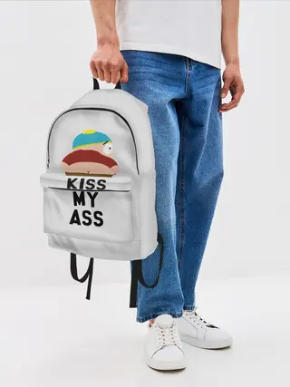 Рюкзак джинсовый / Kiss My Ass