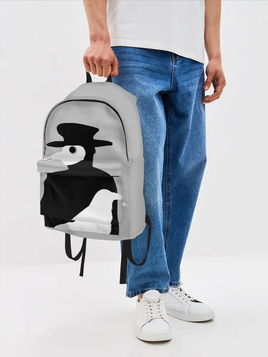 Рюкзак джинсовый / Чумной доктор