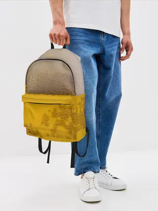 Рюкзак джинсовый / Пиво