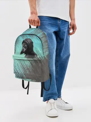 Рюкзак джинсовый / Чумной доктор