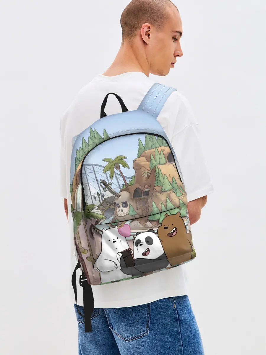 Рюкзак джинсовый / Вся правда о медведях. Селфи