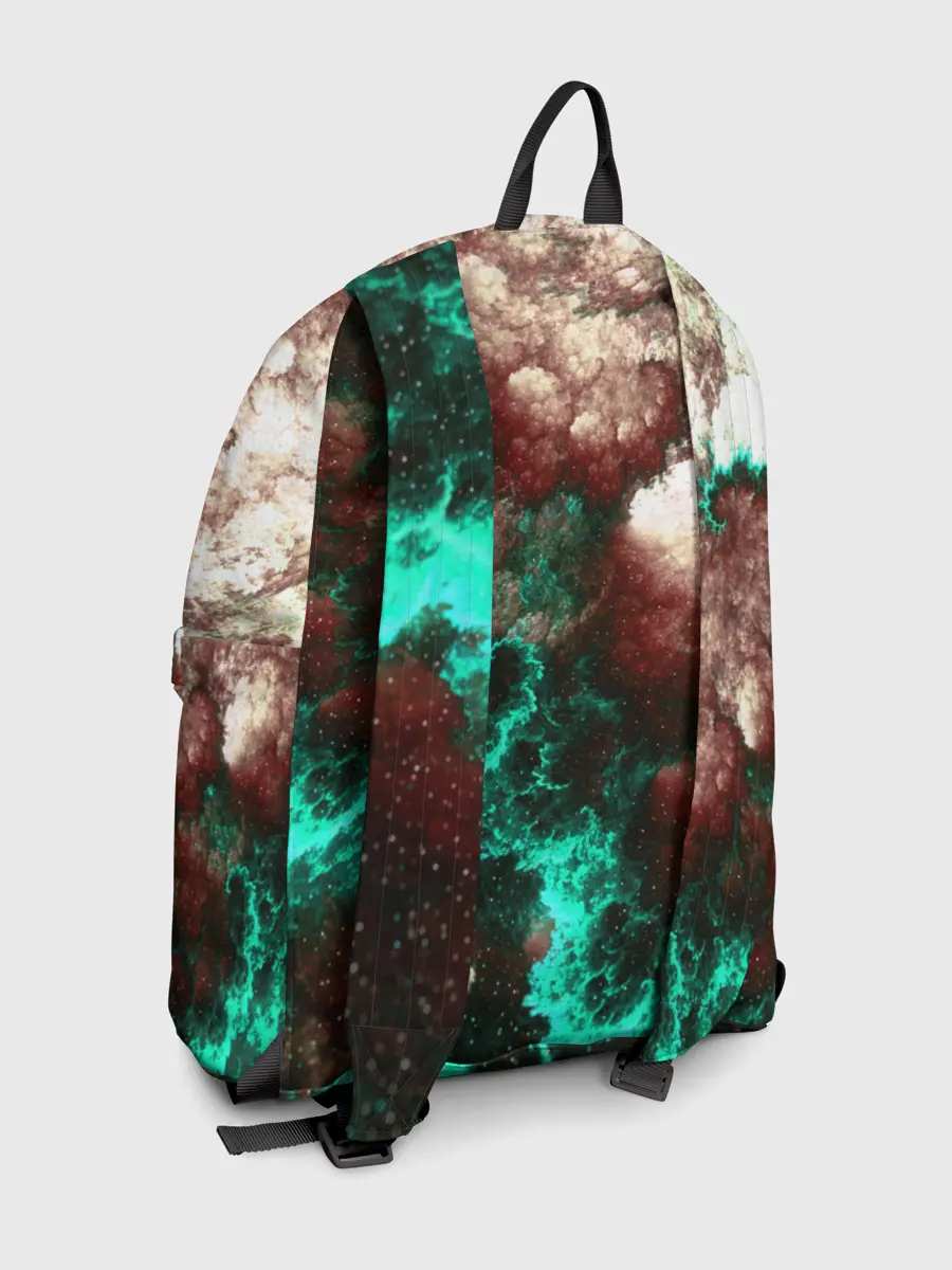 Рюкзак джинсовый / НЕОНОВЫЙ КОСМОС