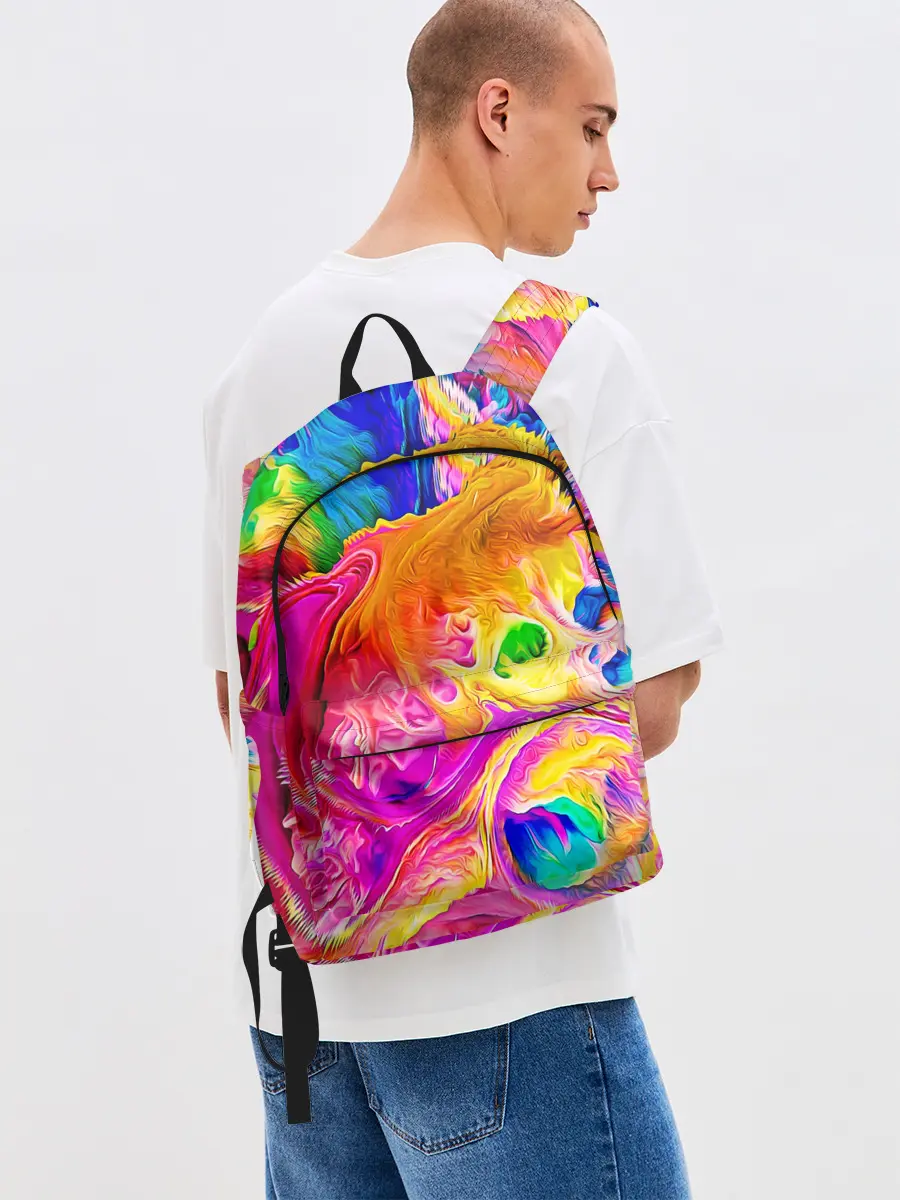 Рюкзак джинсовый / TIE DYE | ЯРКИЕ КРАСКИ