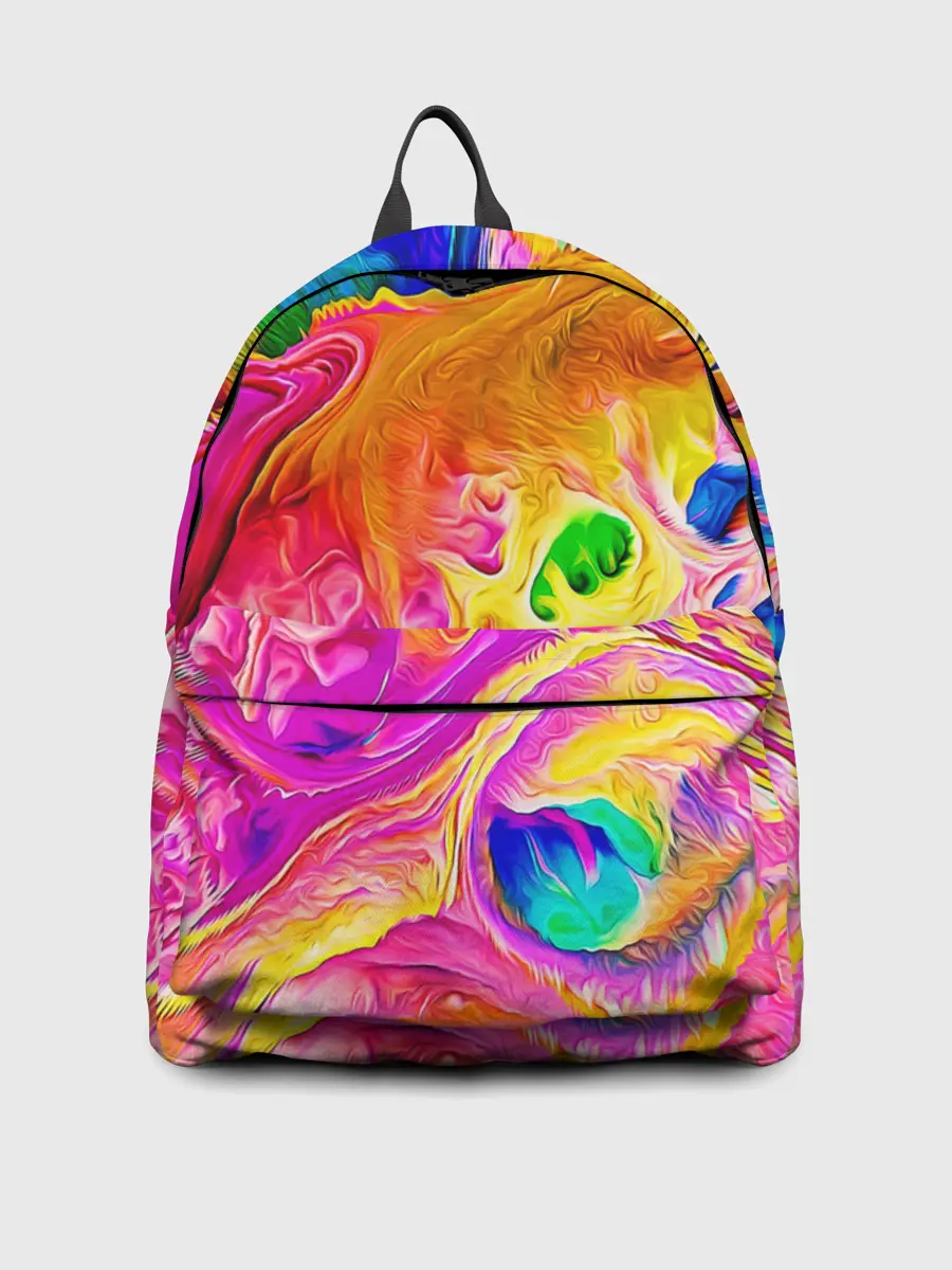 Рюкзак джинсовый / TIE DYE | ЯРКИЕ КРАСКИ