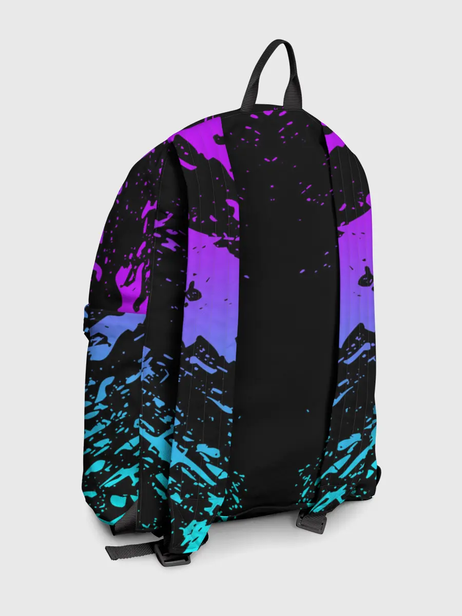 Рюкзак джинсовый / НЕОНОВЫЕ БРЫЗГИ