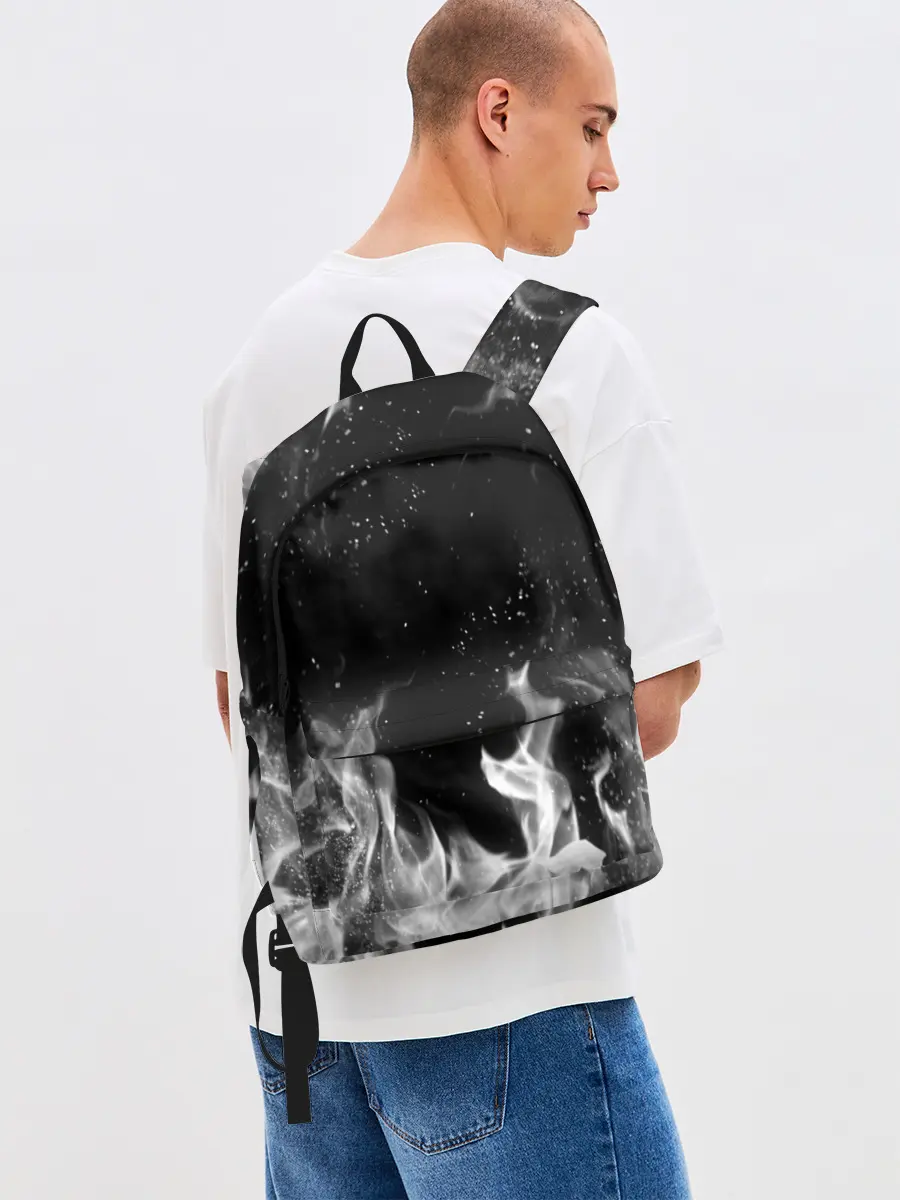 Рюкзак джинсовый / БЕЛЫЙ ОГОНЬ | WHITE FIRE