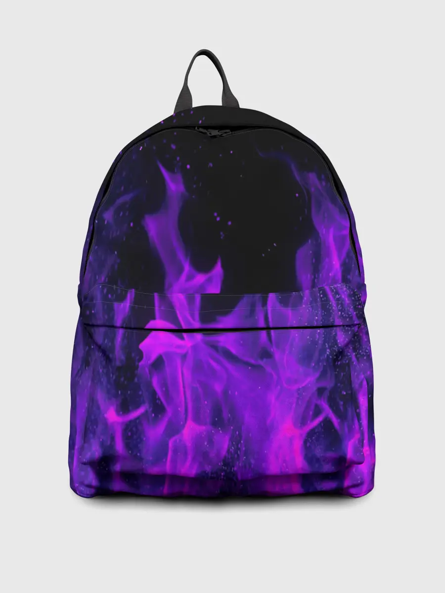 Рюкзак джинсовый / ФИОЛЕТОВЫЙ ОГОНЬ | PURPLE FIRE