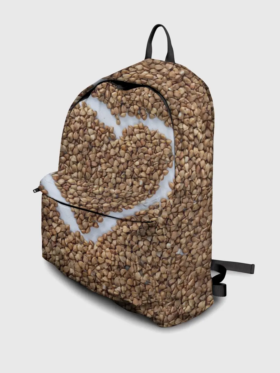 Рюкзак джинсовый / i love гречка