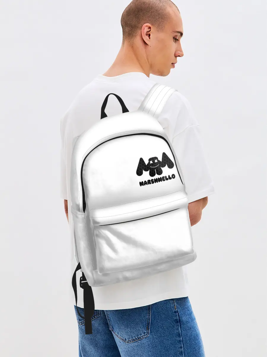 Рюкзак джинсовый / Marshmello