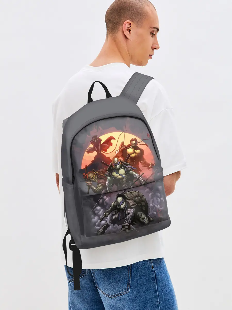 Рюкзак джинсовый / Черепашки-ниндзя