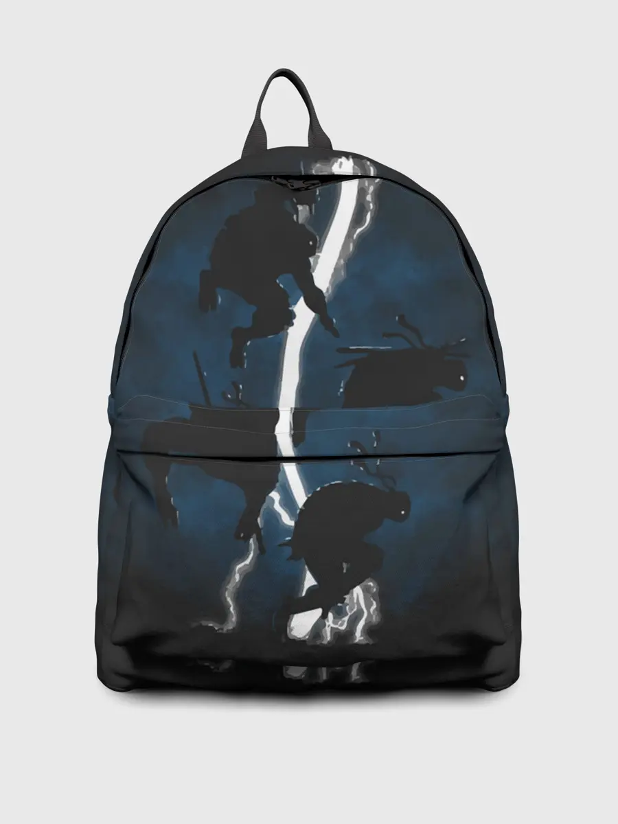 Рюкзак джинсовый / Черепашки ниндзя