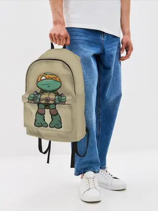 Рюкзак джинсовый / ЧЕРЕПАШКИ - НИНДЗЯ