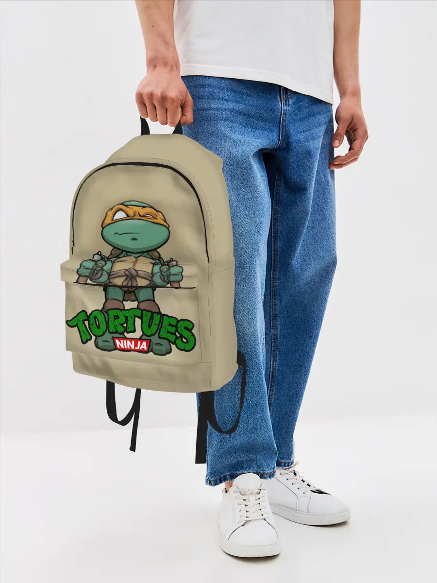 Рюкзак джинсовый / ЧЕРЕПАШКИ - НИНДЗЯ