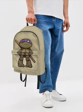 Рюкзак джинсовый / ЧЕРЕПАШКИ - НИНДЗЯ