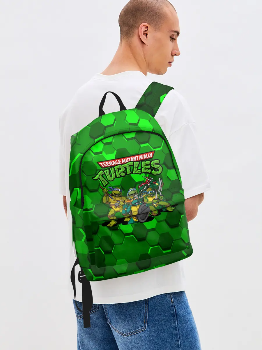 Рюкзак джинсовый / ЧЕРЕПАШКИ - НИНДЗЯ