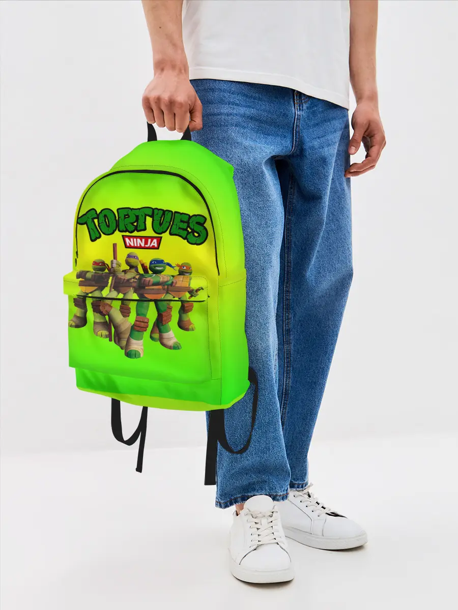 Рюкзак джинсовый / ЧЕРЕПАШКИ - НИНДЗЯ