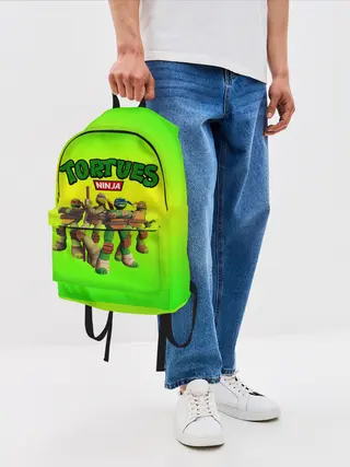 Рюкзак джинсовый / ЧЕРЕПАШКИ - НИНДЗЯ