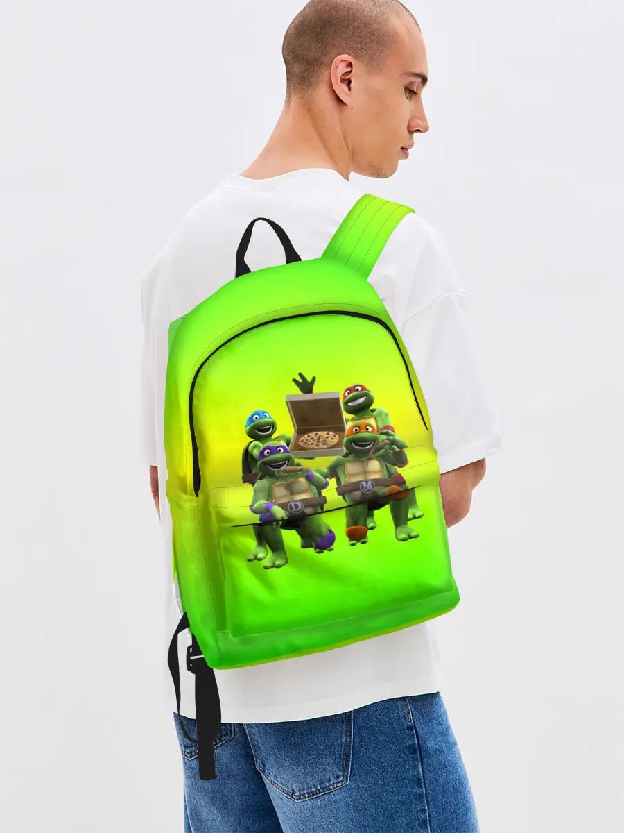 Рюкзак джинсовый / ЧЕРЕПАШКИ - НИНДЗЯ