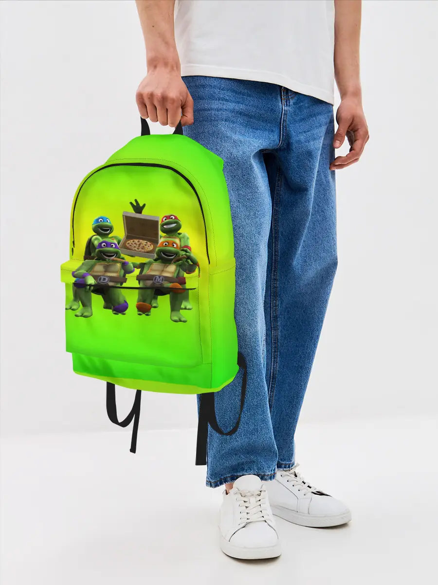 Рюкзак джинсовый / ЧЕРЕПАШКИ - НИНДЗЯ