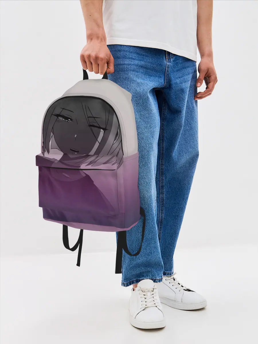 Рюкзак джинсовый / Аниме девочка в тумане