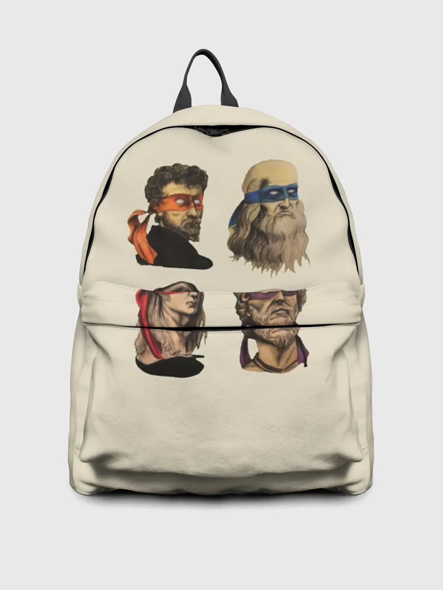 Рюкзак джинсовый / Настоящие Черепашки