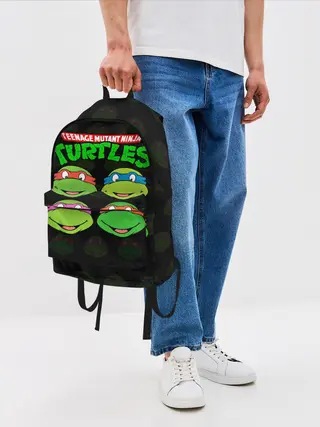 Рюкзак джинсовый / Черепашки-Ниндзя