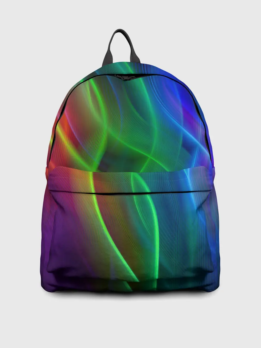 Рюкзак джинсовый / НЕОНОВАЯ АБСТРАКЦИЯ