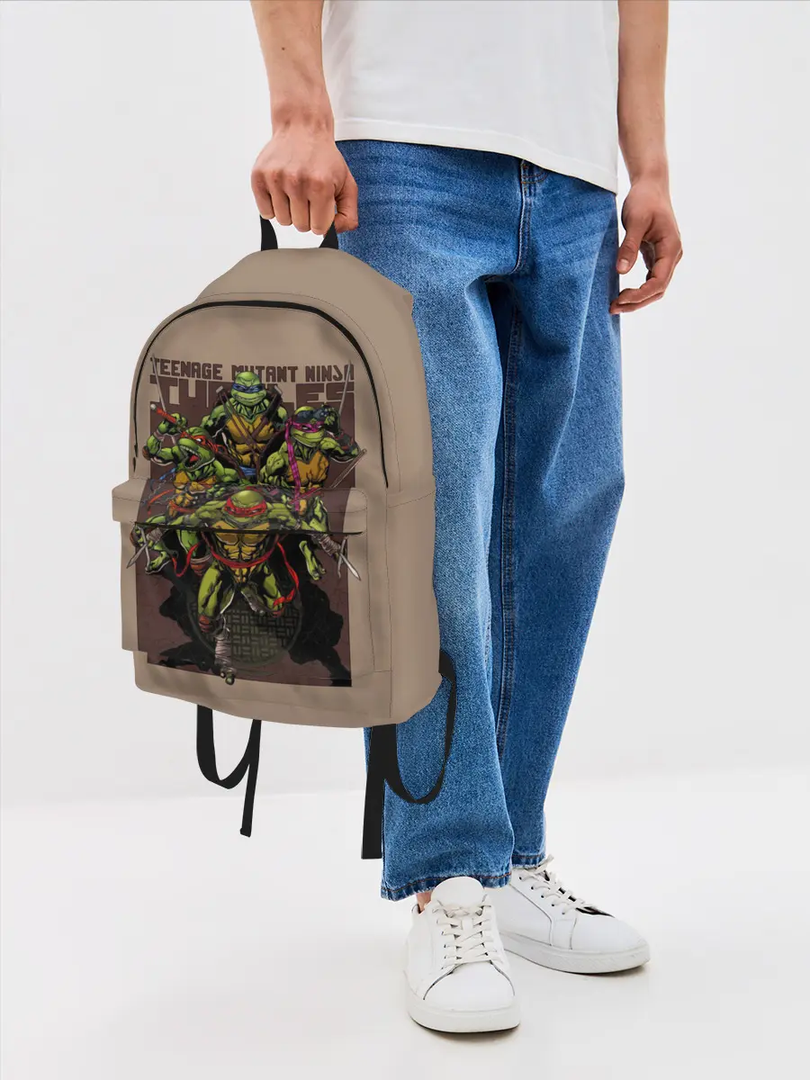 Рюкзак джинсовый / Черепашки-ниндзя
