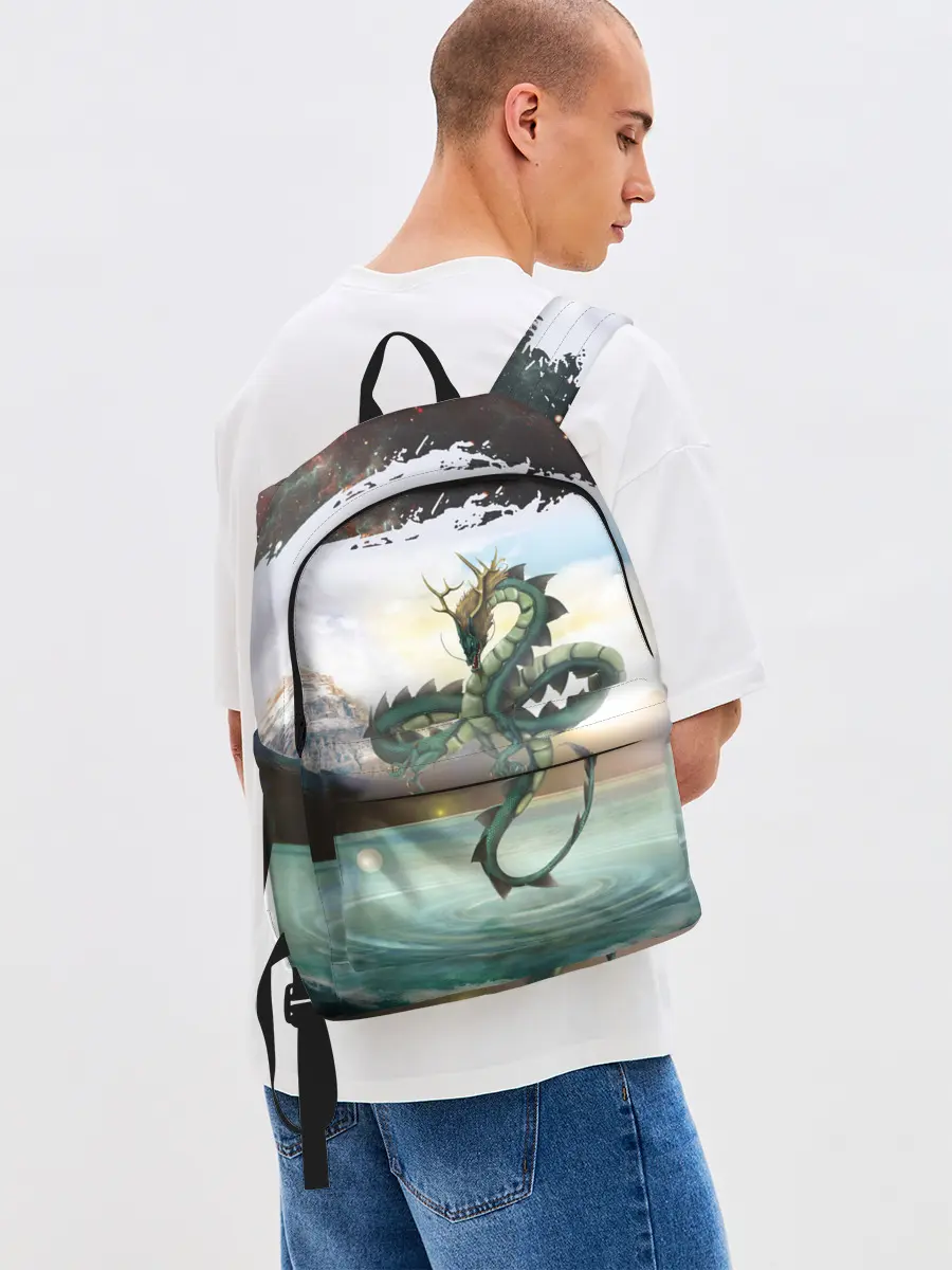 Рюкзак джинсовый / Дракон | Dragon