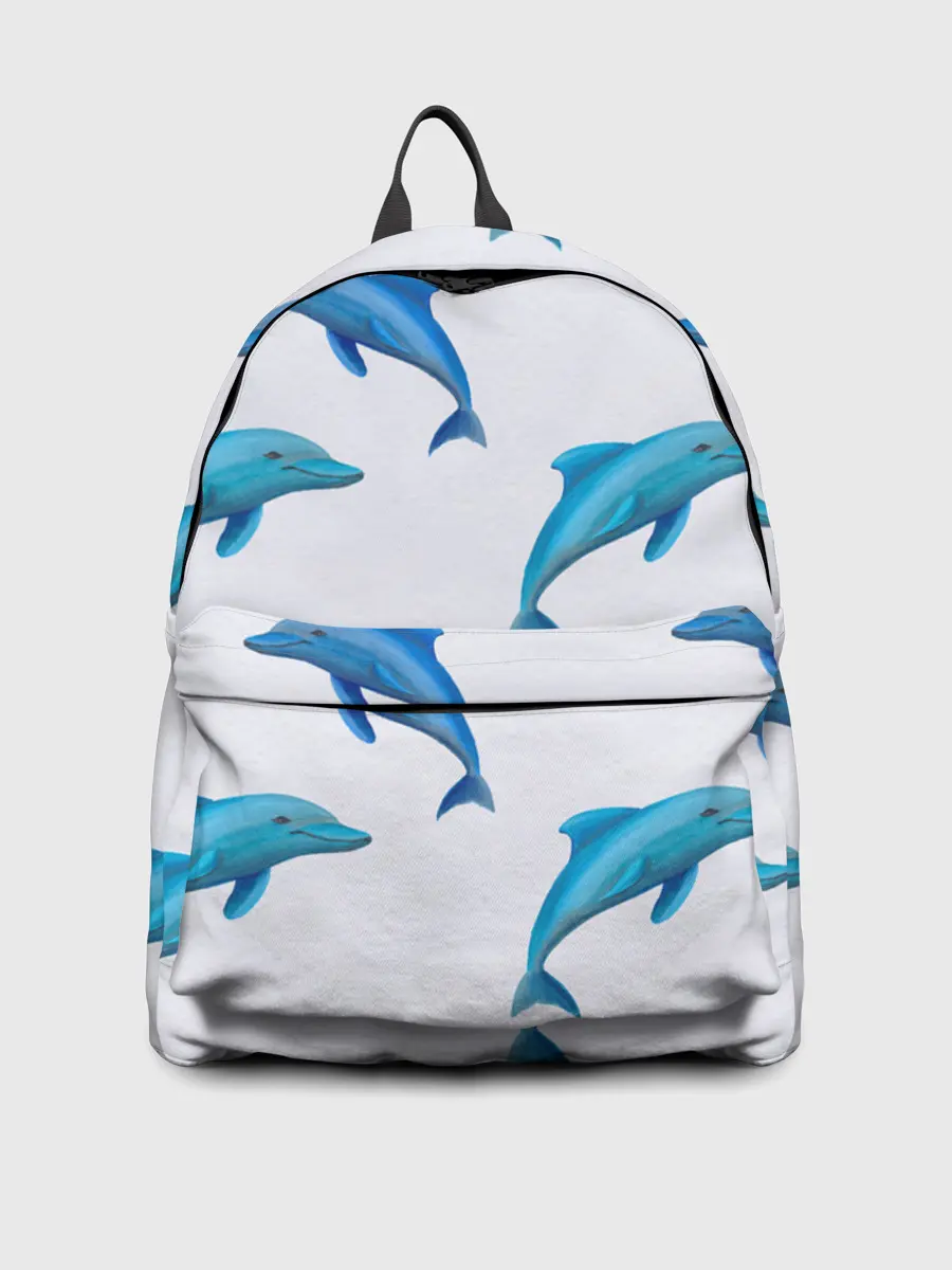 Рюкзак джинсовый / Рай для дельфина