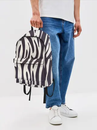 Рюкзак джинсовый / Я зебра