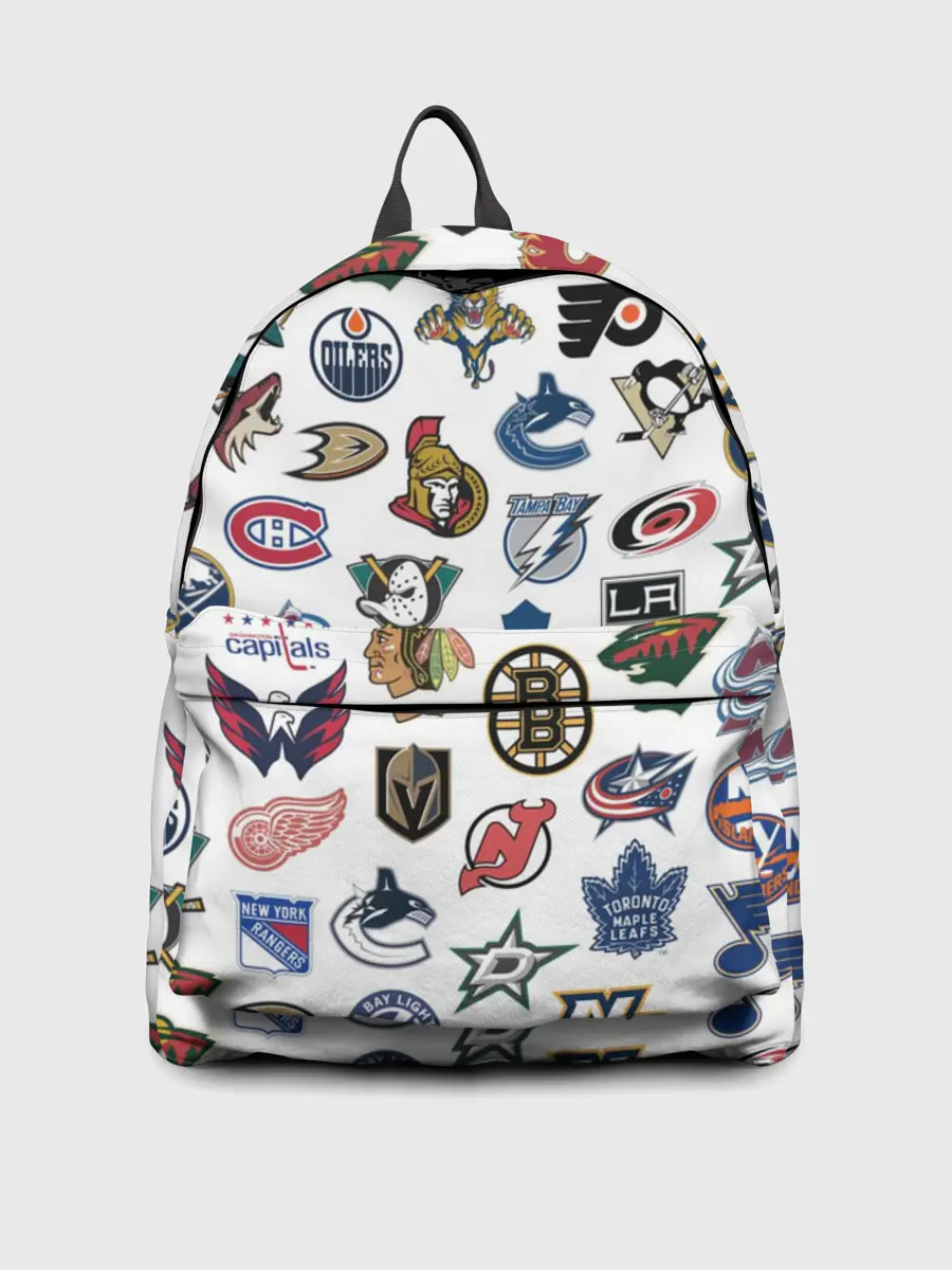 Рюкзак джинсовый / Логотипы НХЛ