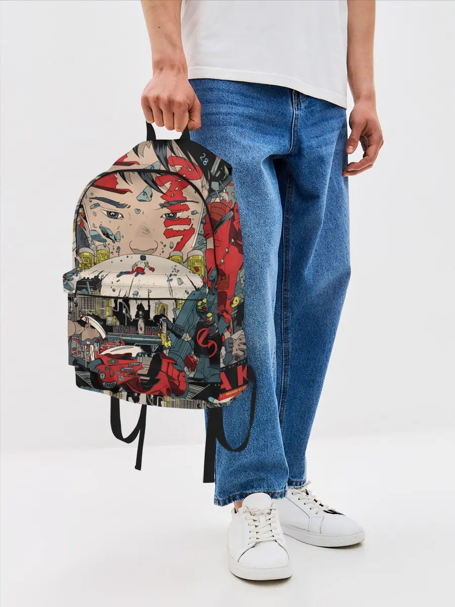Рюкзак джинсовый / Аkira 1988 poster