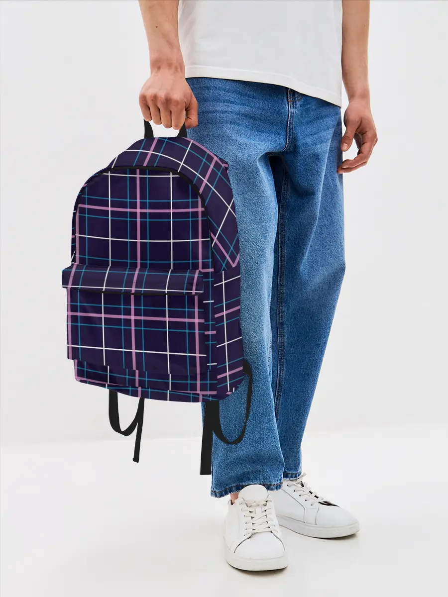 Рюкзак джинсовый / Шотландка