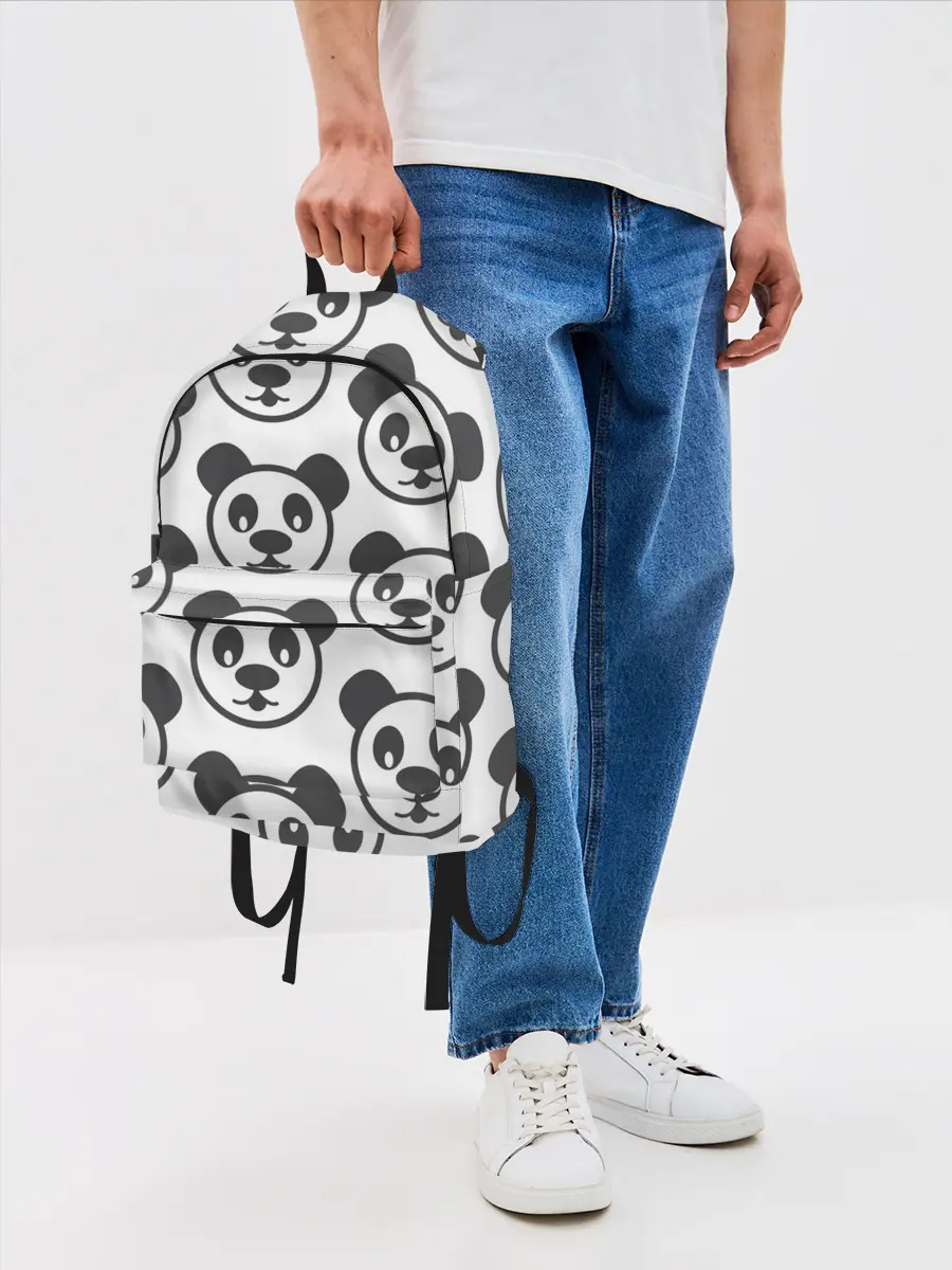 Рюкзак джинсовый / panda