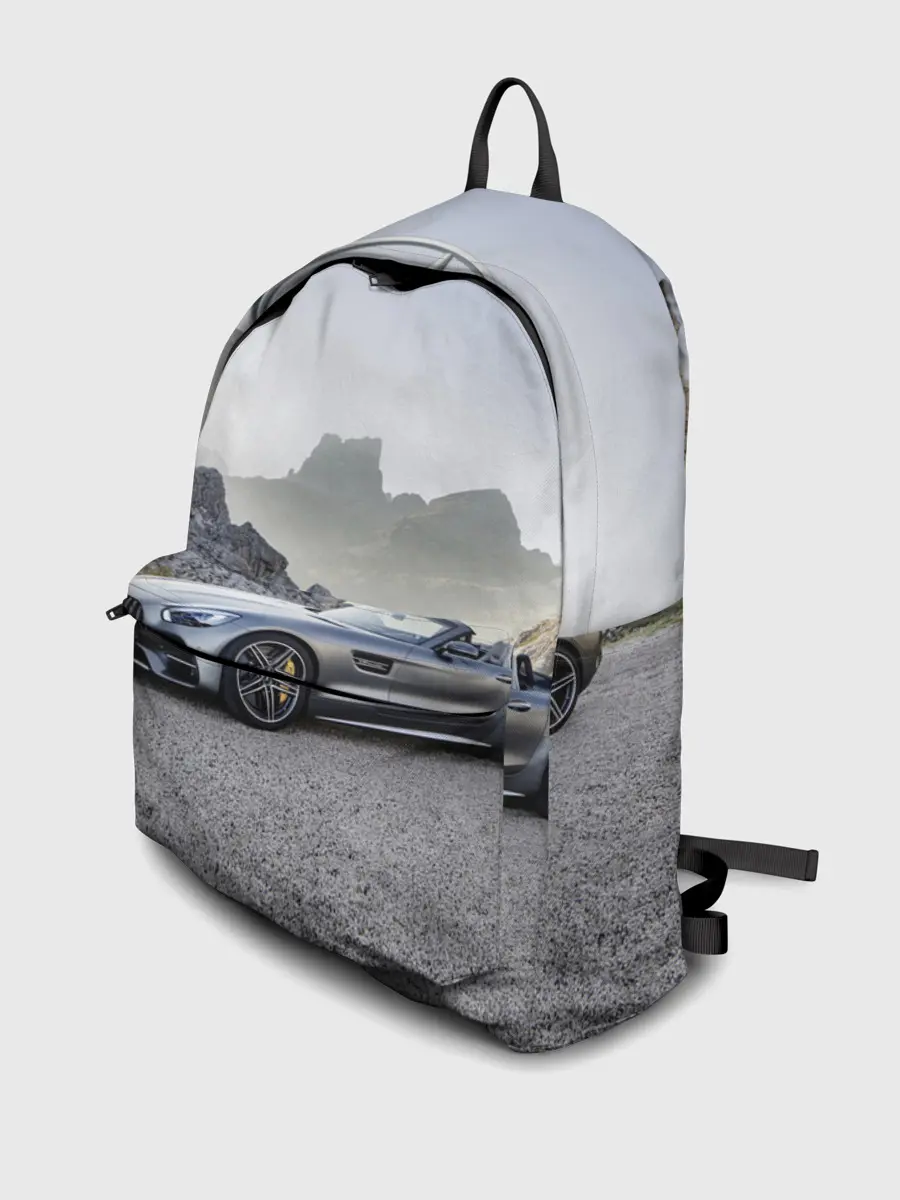 Рюкзак джинсовый / Mercedes V8 Biturbo