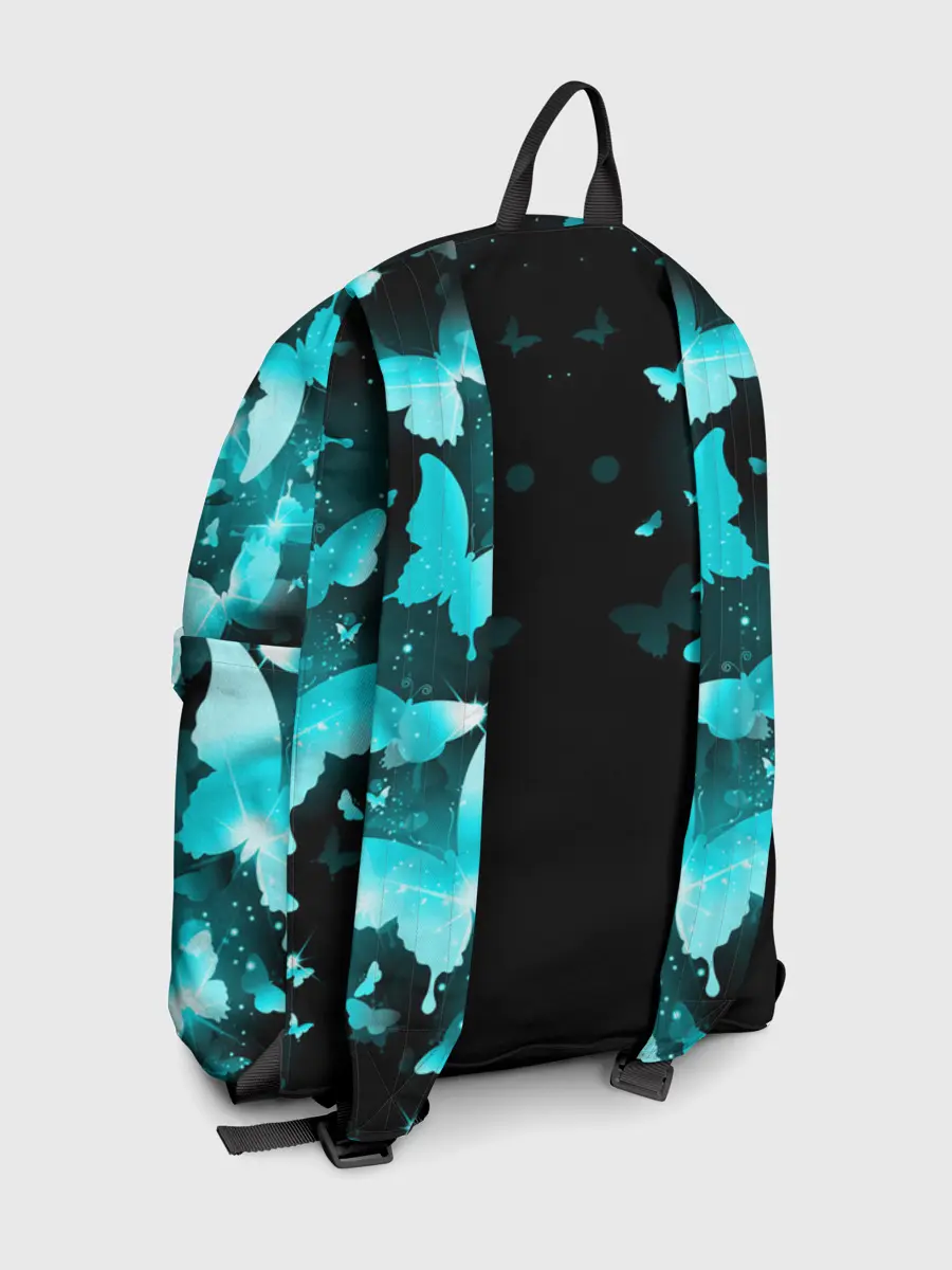 Рюкзак джинсовый / НЕОНОВЫЕ БАБОЧКИ | NEON