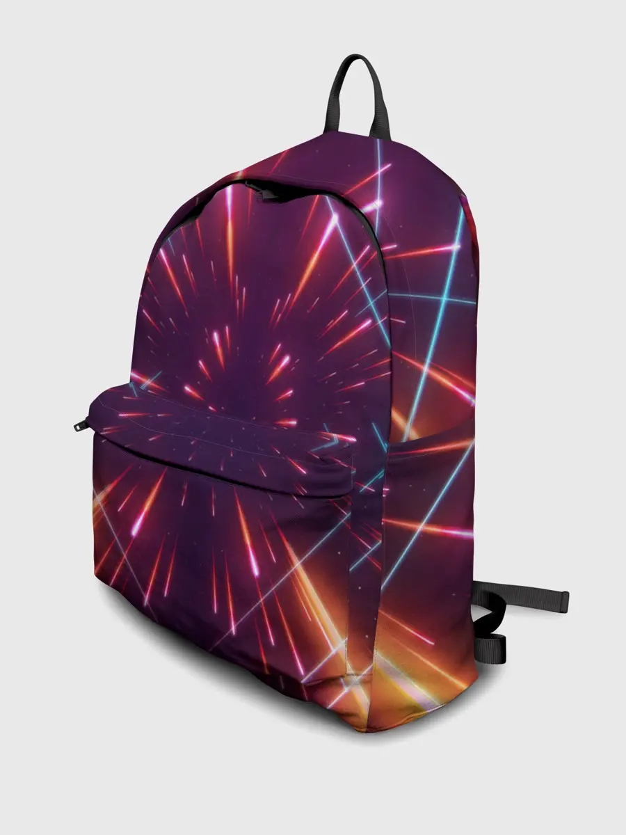 Рюкзак джинсовый / SYNTHWAVE / RETROWAVE