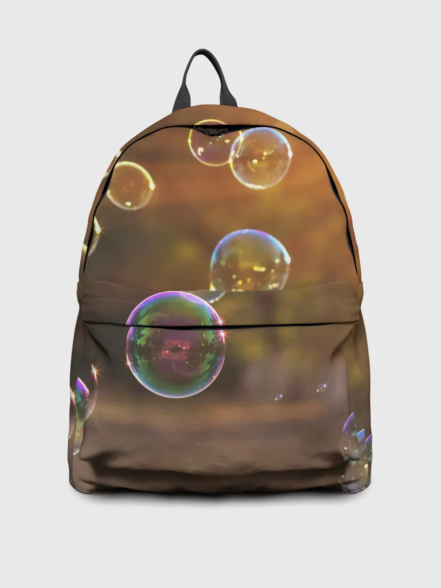 Рюкзак джинсовый / Мыльные пузыри.