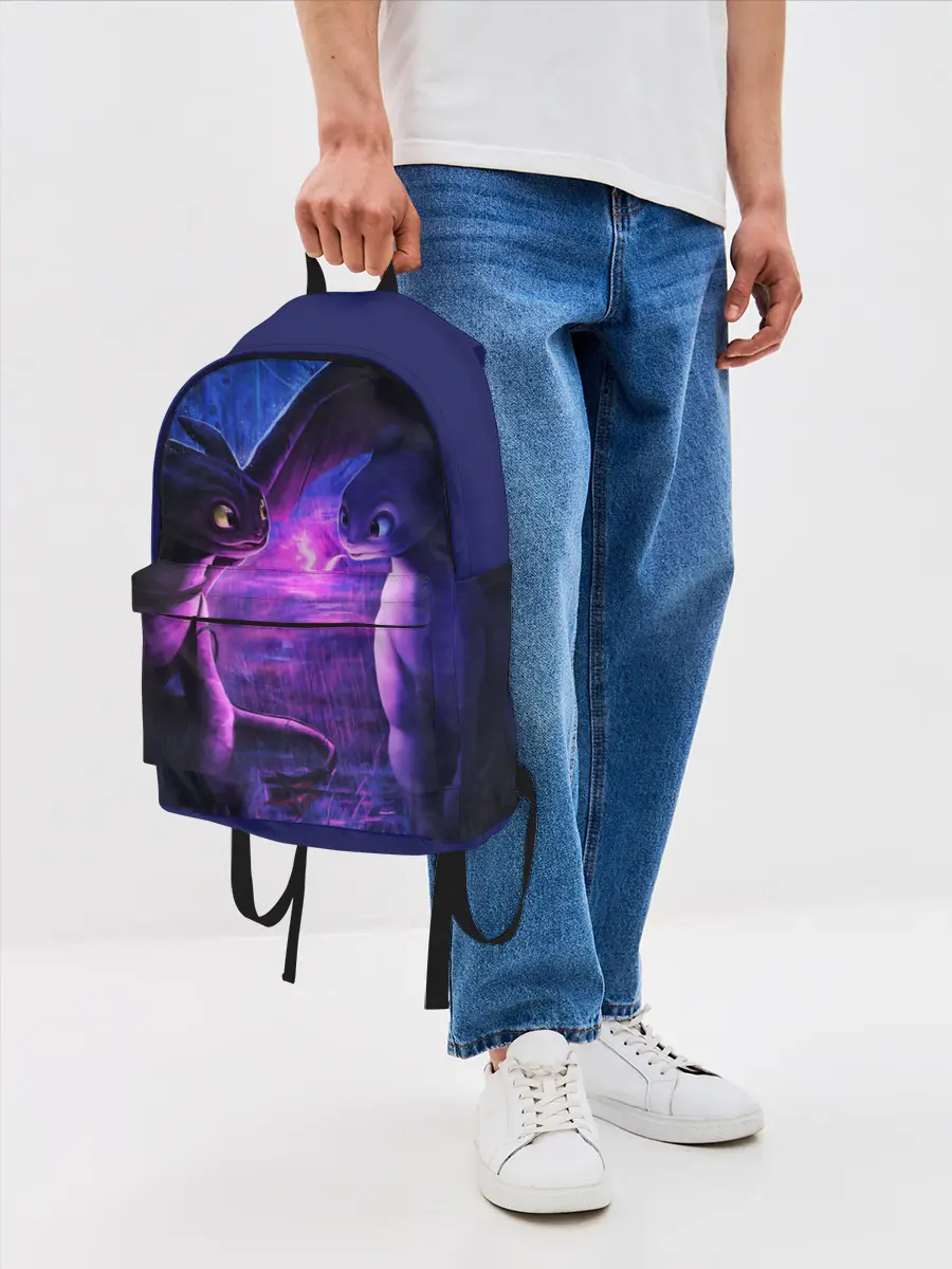 Рюкзак джинсовый / КАК ПРИРУЧИТЬ ДРАКОНА