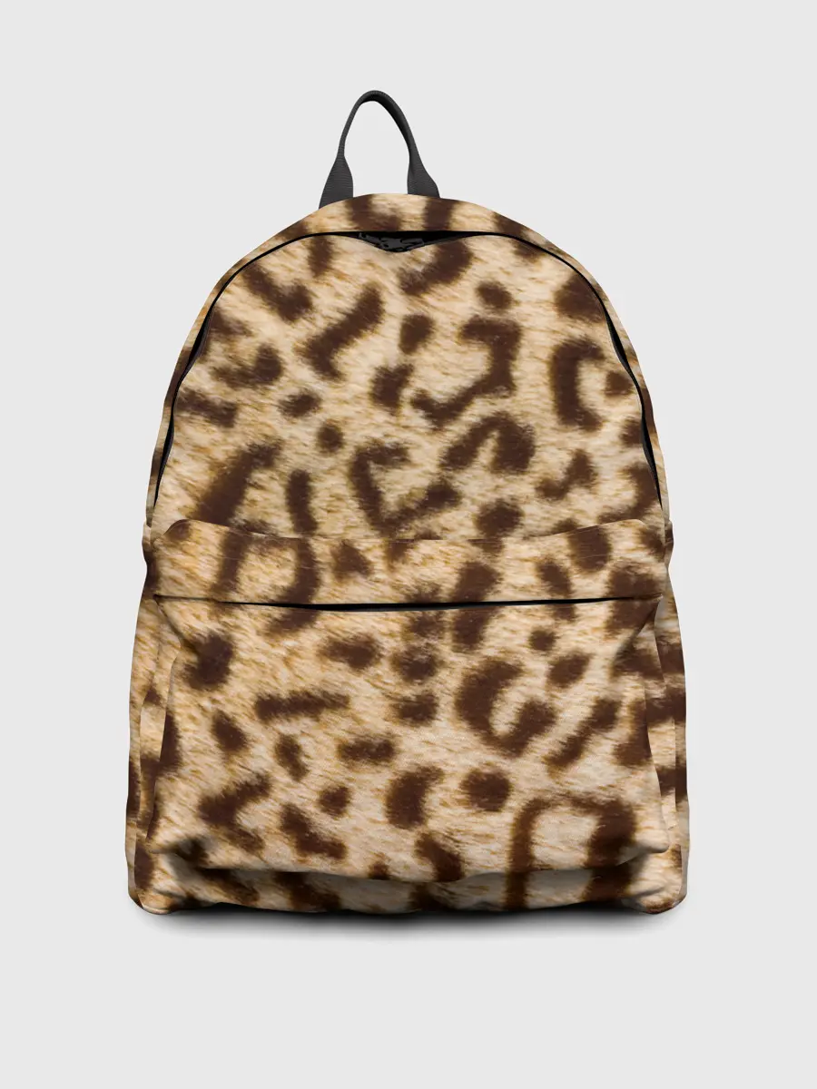 Рюкзак джинсовый / Леопард