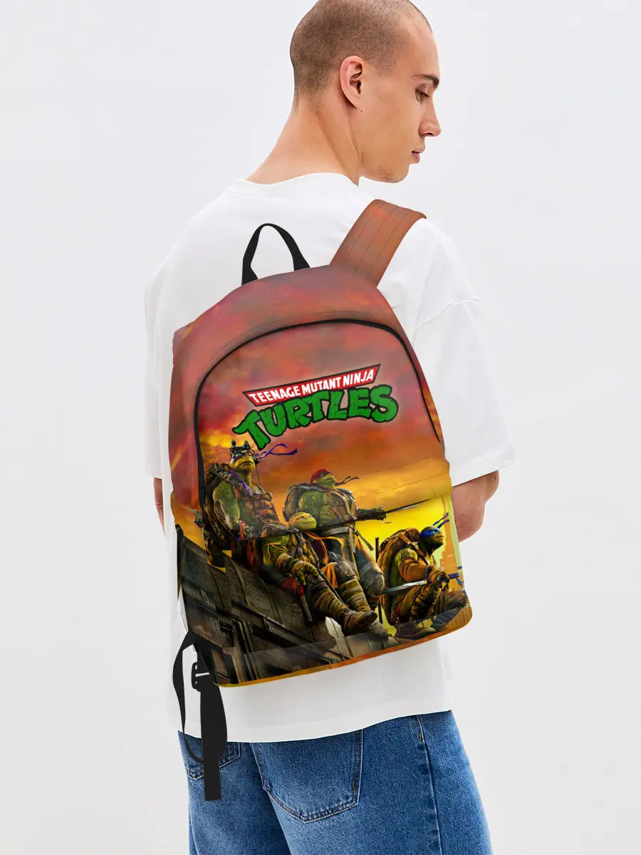 Рюкзак джинсовый / Черепашки - ниндзя