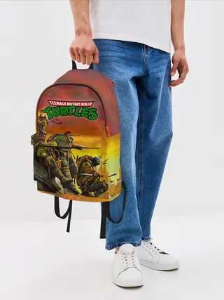 Рюкзак джинсовый / Черепашки - ниндзя