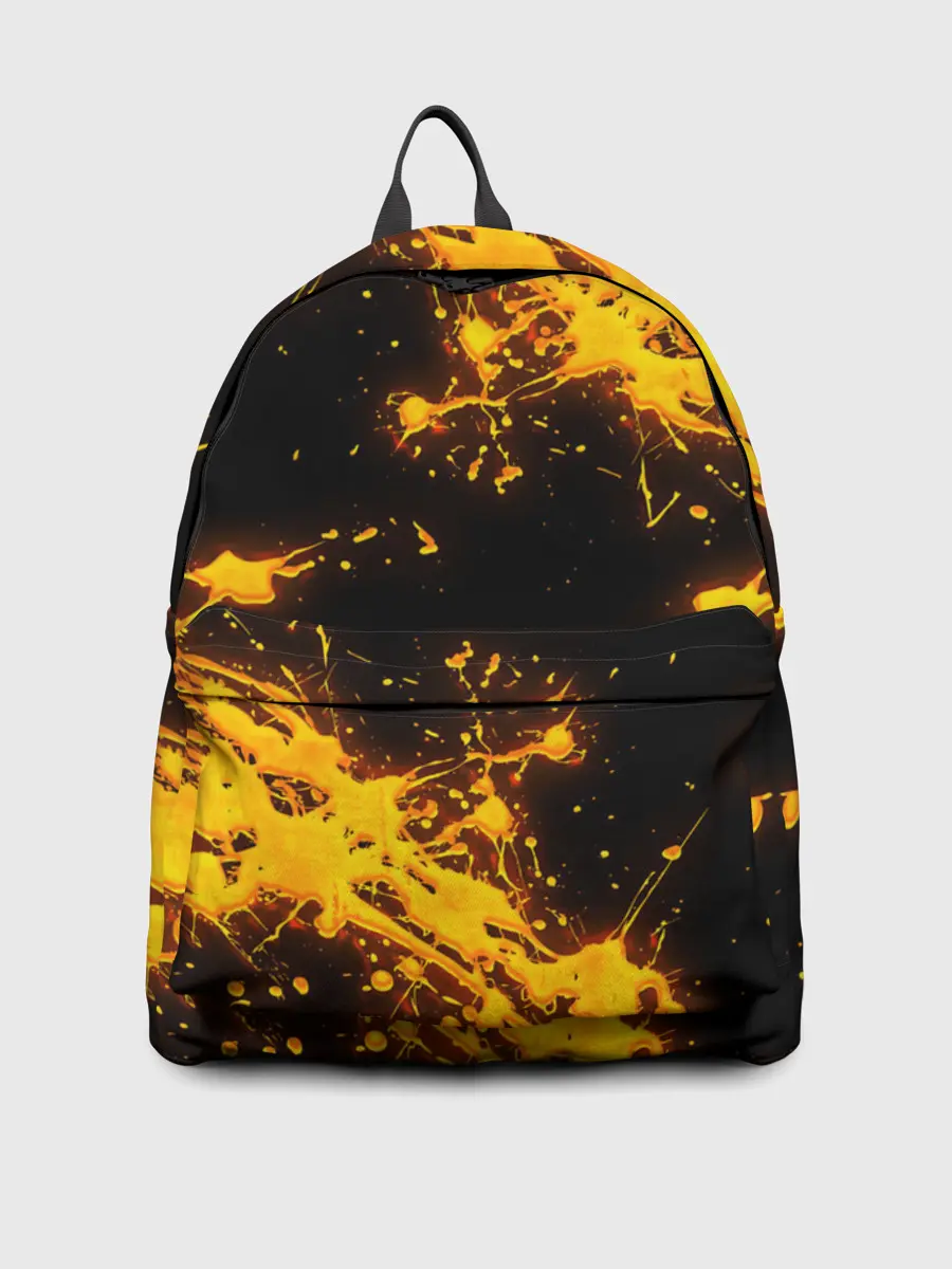 Рюкзак джинсовый / БРЫЗГИ КРАСКИ NEON