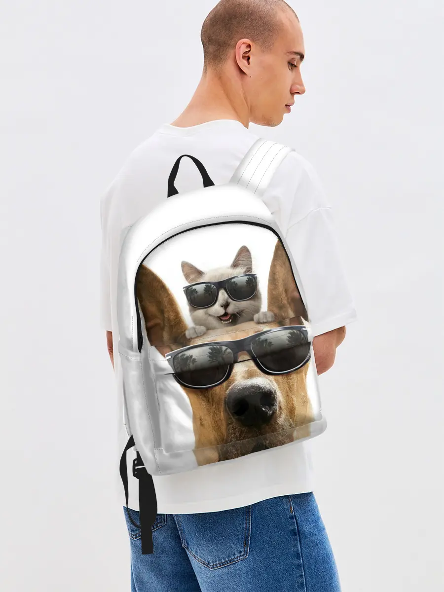 Рюкзак джинсовый / Блатные животные.