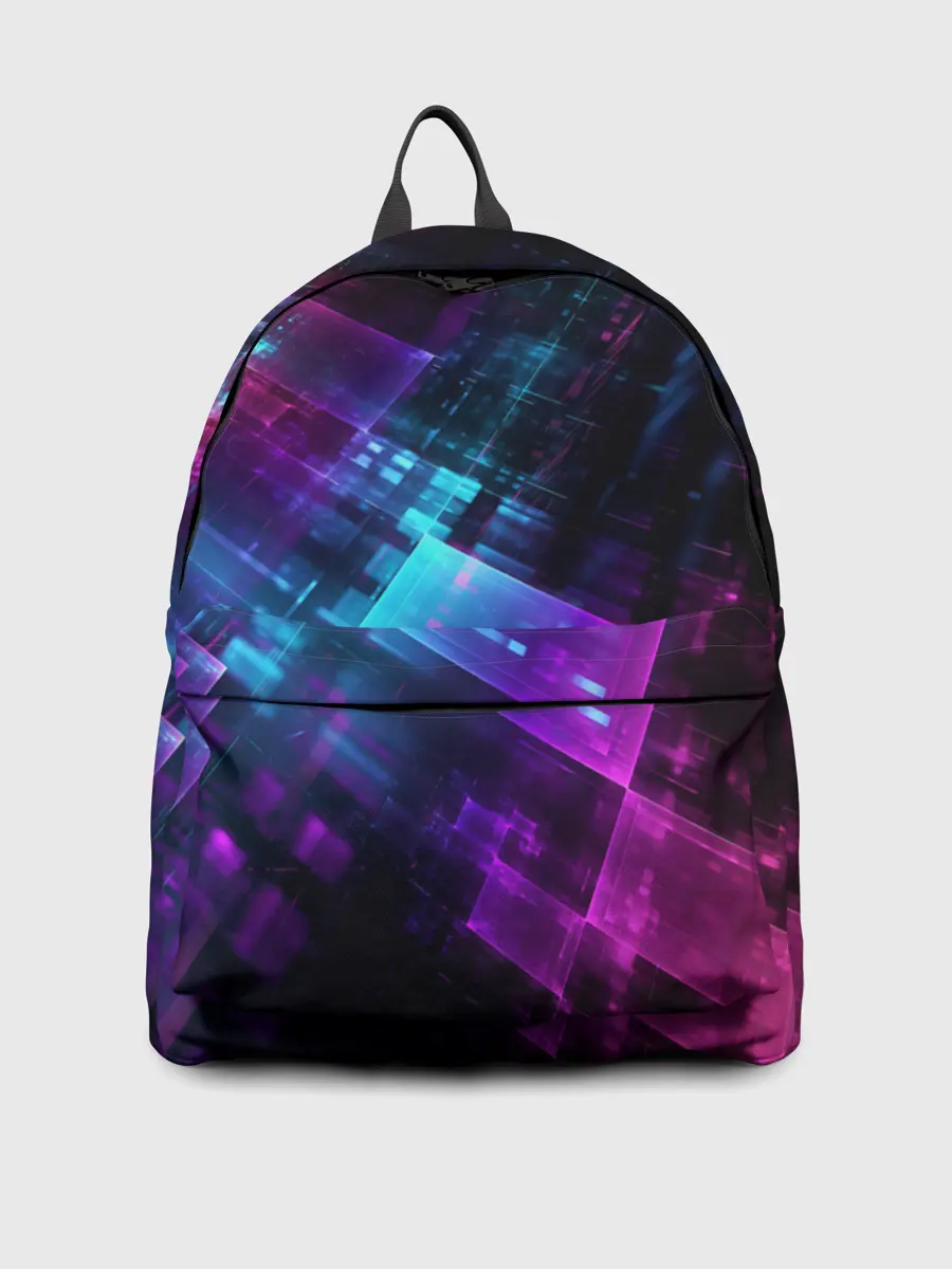 Рюкзак джинсовый / НЕОНОВАЯ АБСТРАКЦИЯ