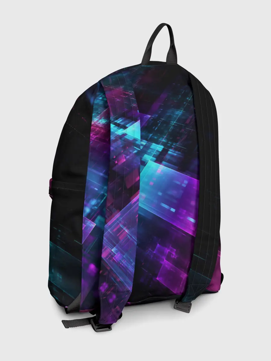 Рюкзак джинсовый / НЕОНОВАЯ АБСТРАКЦИЯ