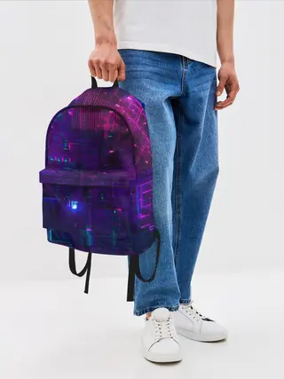 Рюкзак джинсовый / NEON