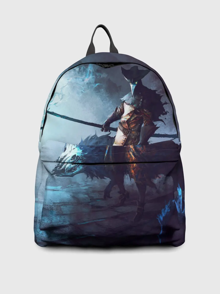 Рюкзак джинсовый / Plague Doctor painting